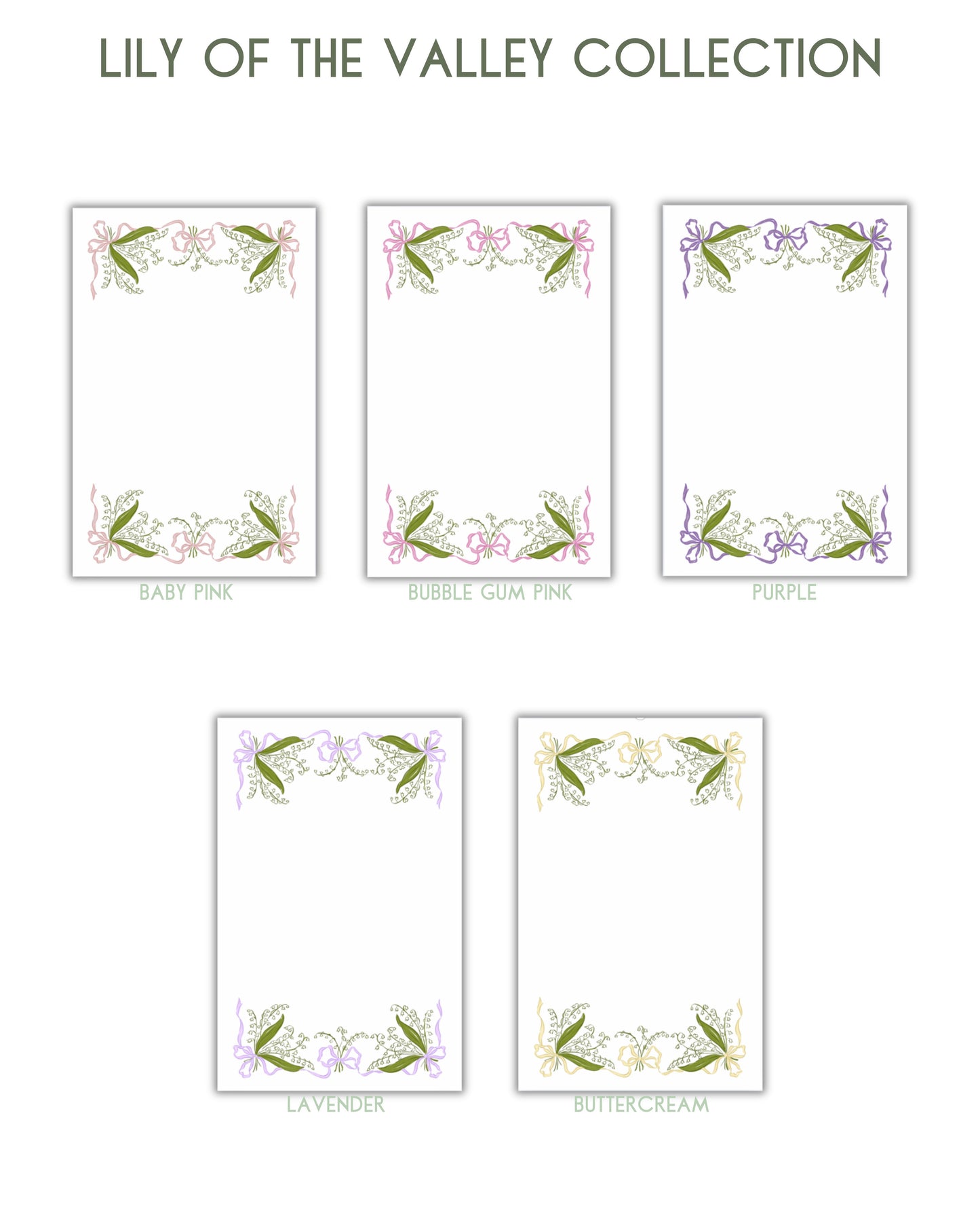 Lily of the Valley Notepad