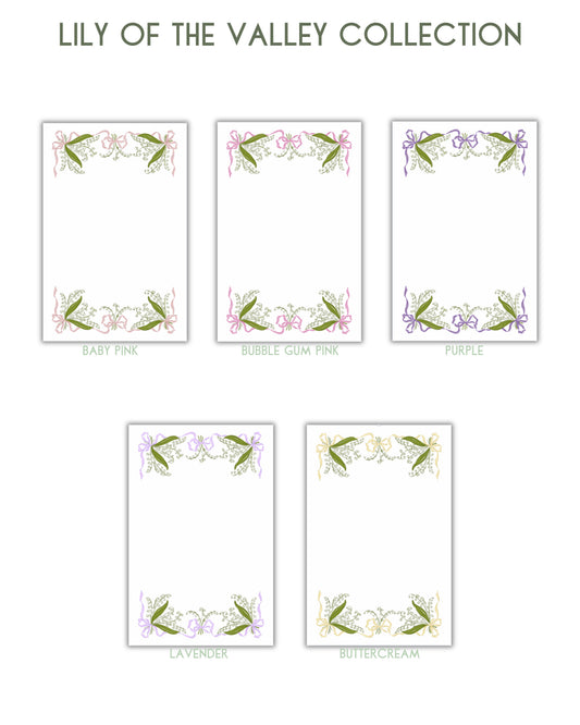 Lily of the Valley Notepad