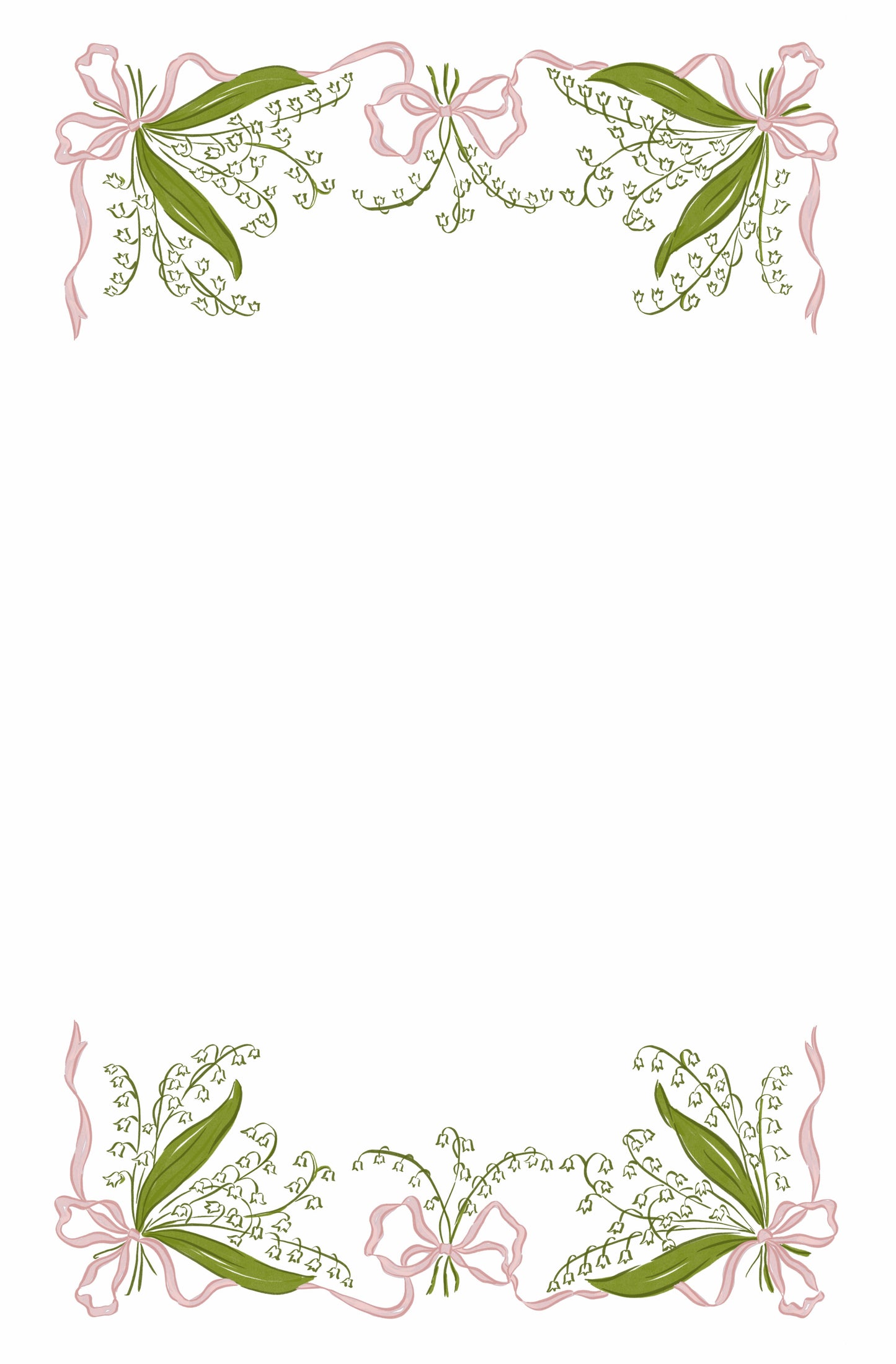 Lily of the Valley Notepad