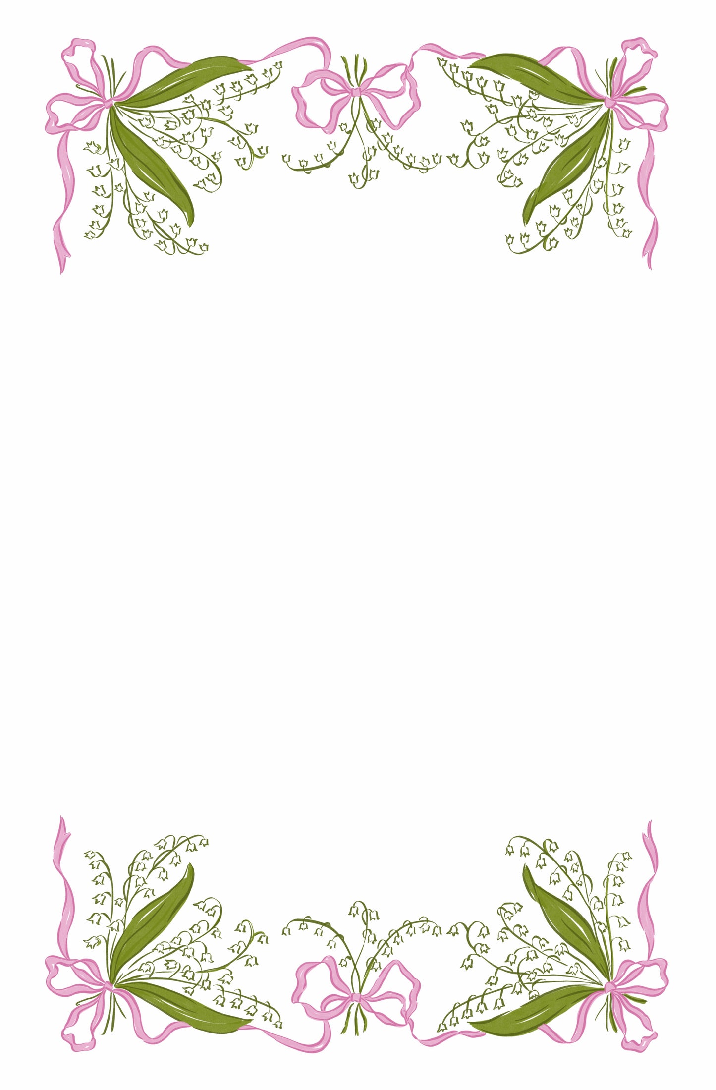 Lily of the Valley Notepad