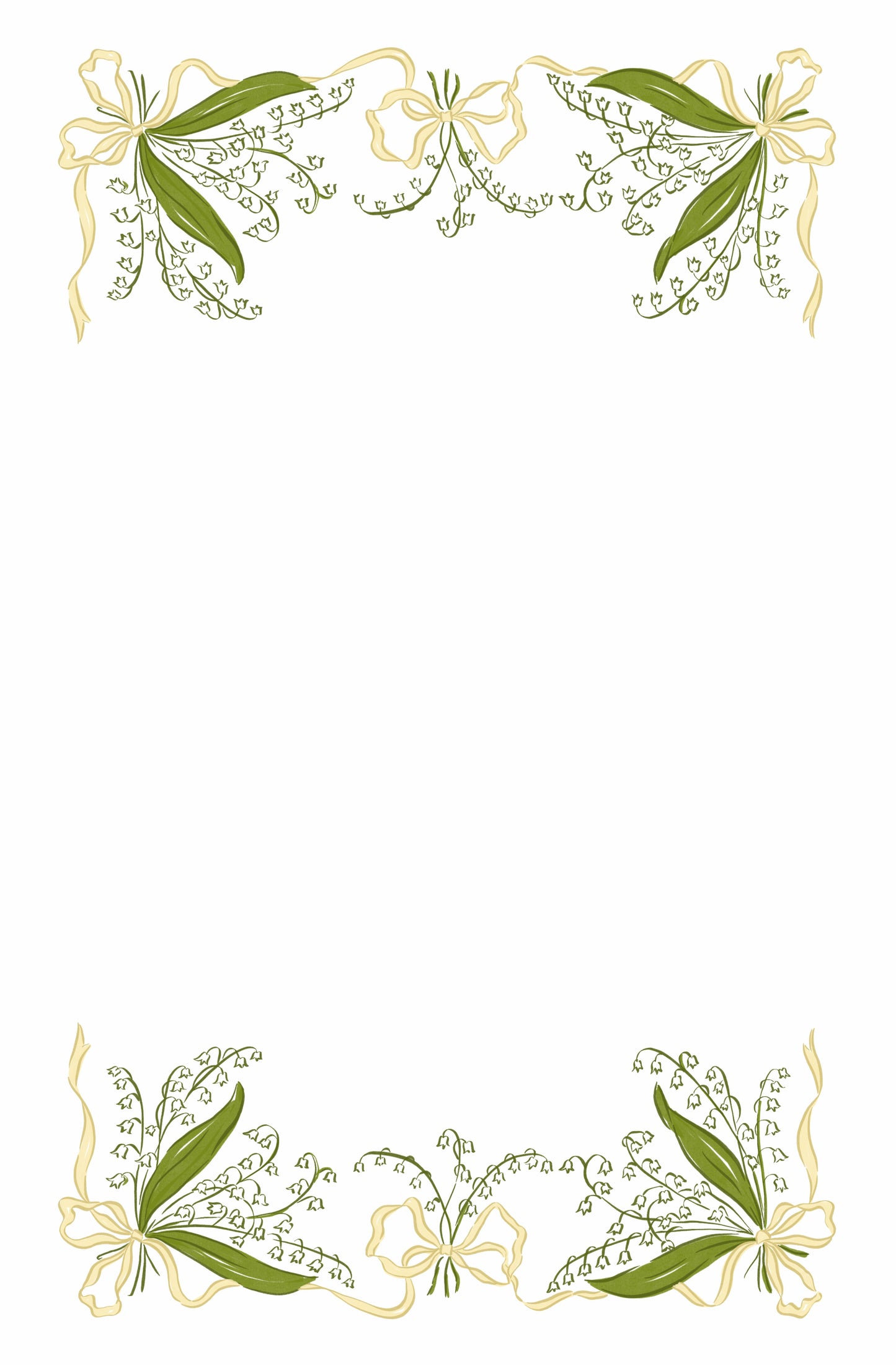 Lily of the Valley Notepad