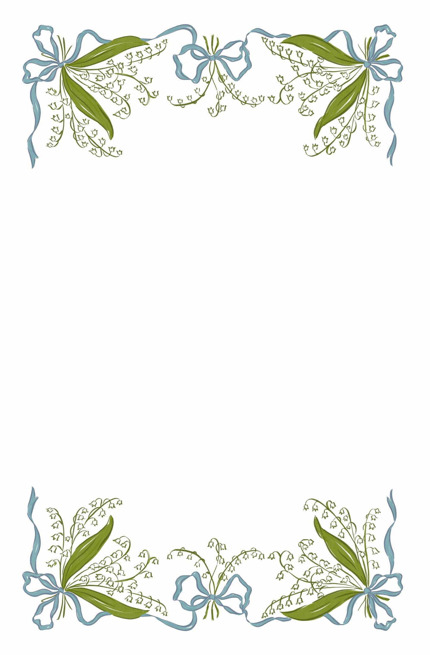 Lily of the Valley Notepad
