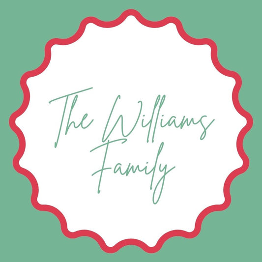 Wavy Scalloped Christmas Tags