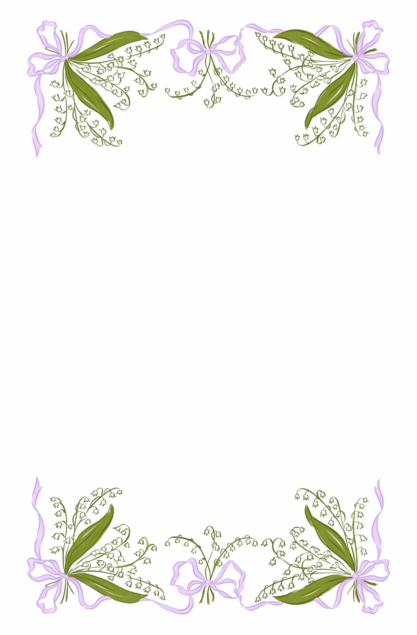 Lily of the Valley Notepad