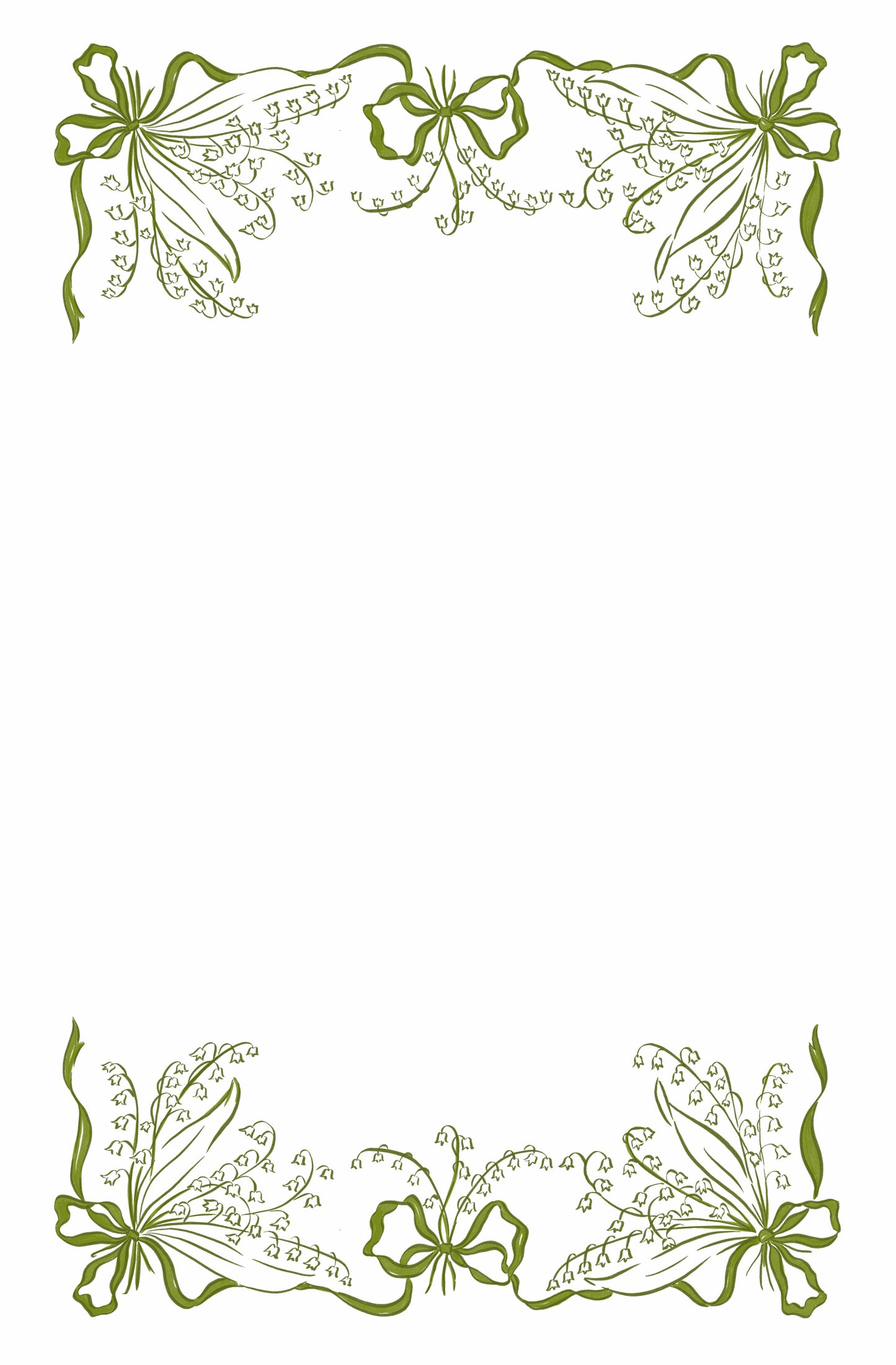 Lily of the Valley Notepad