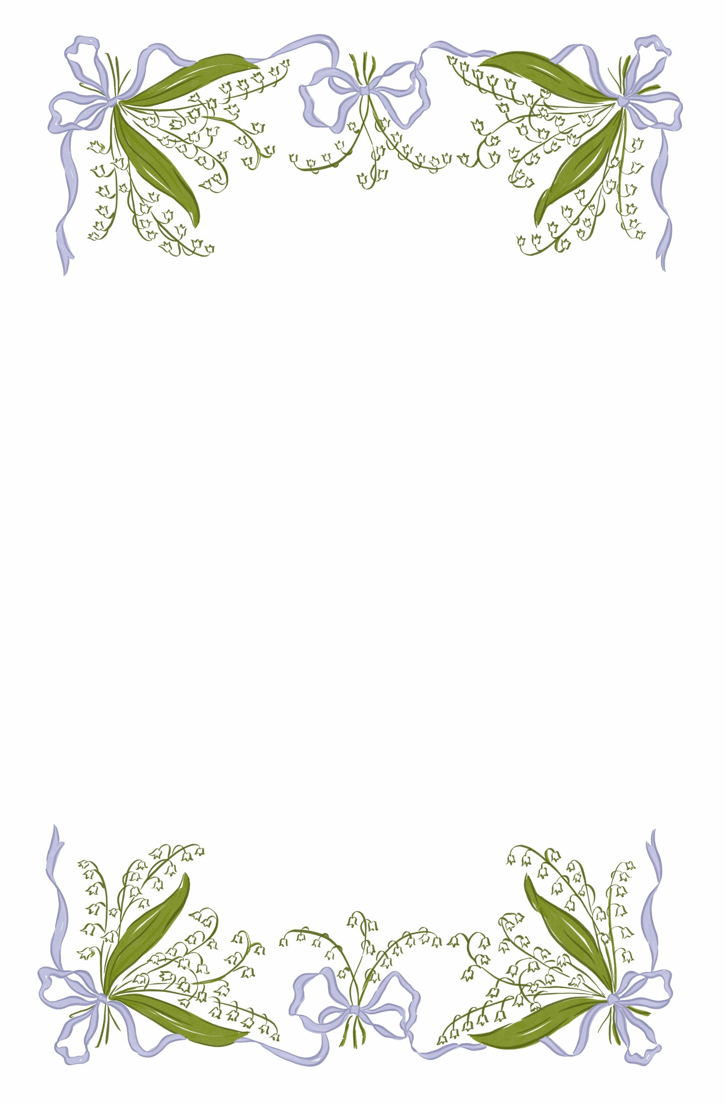 Lily of the Valley Notepad