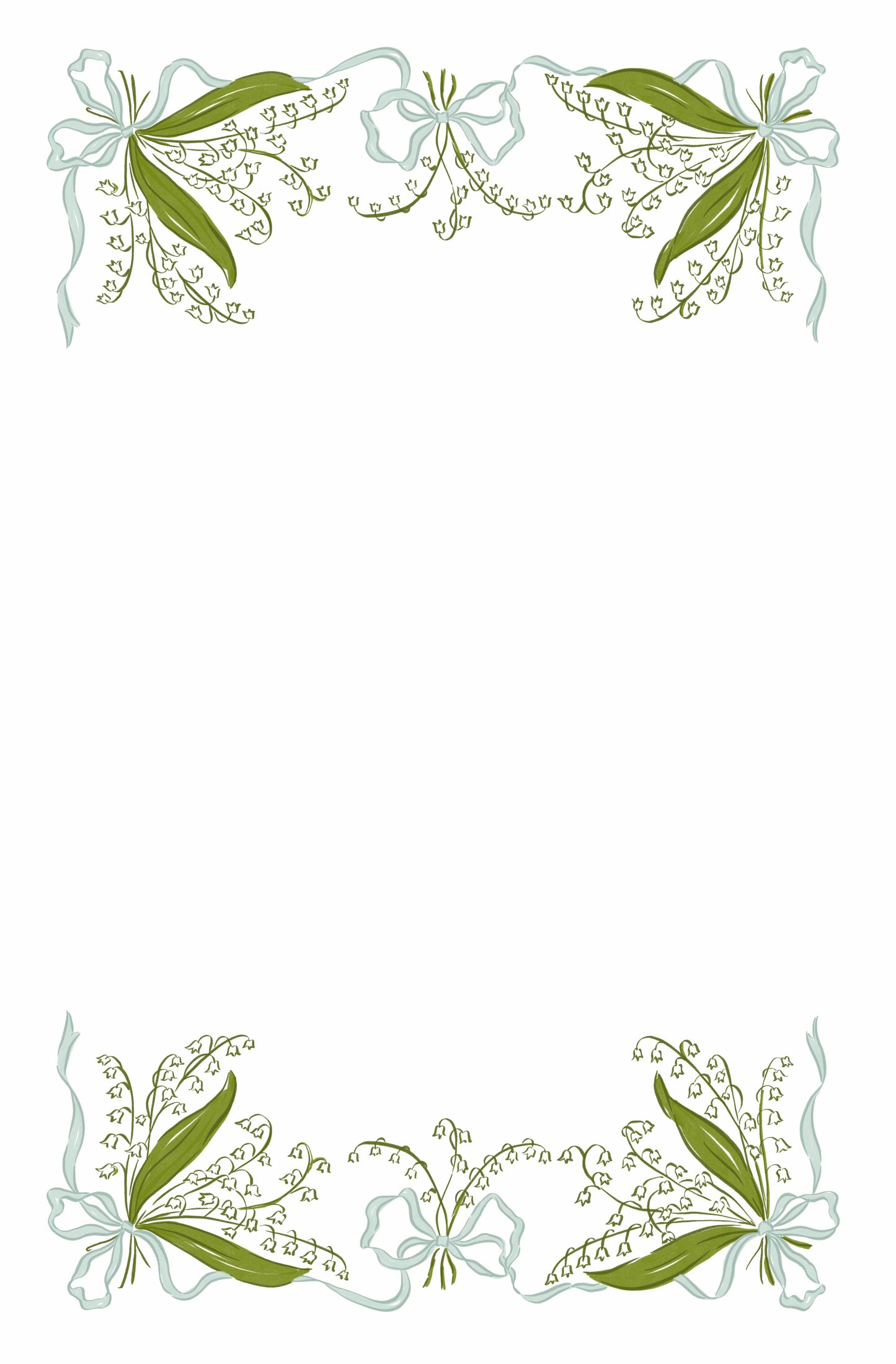 Lily of the Valley Notepad