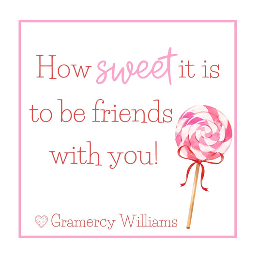 Girl's How Sweet It Is Valentine's Card