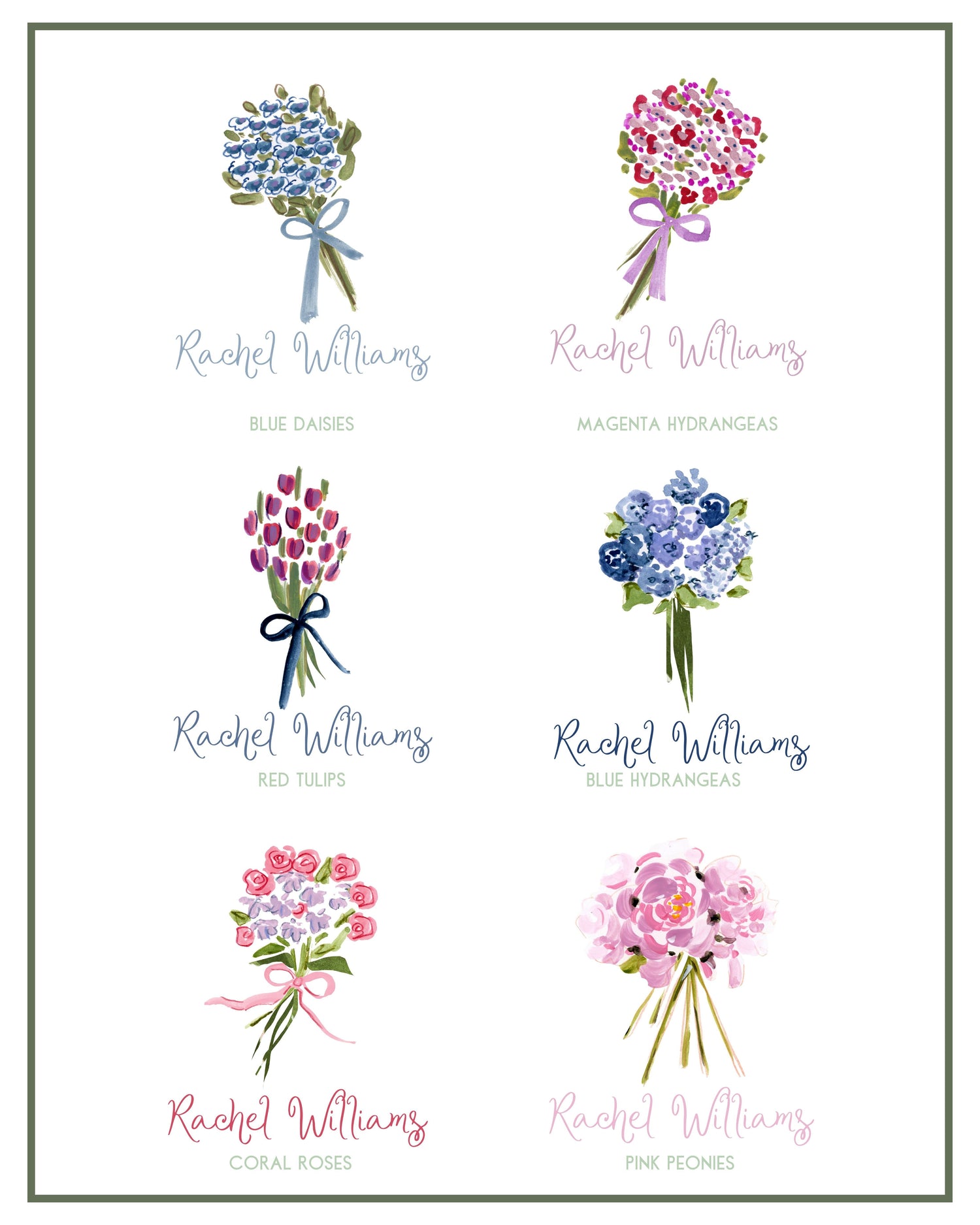 The Cheerful Bouquets Collection