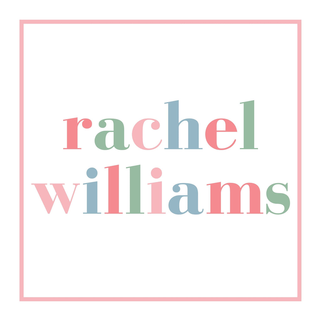 Multi-Color Name Gift Tag