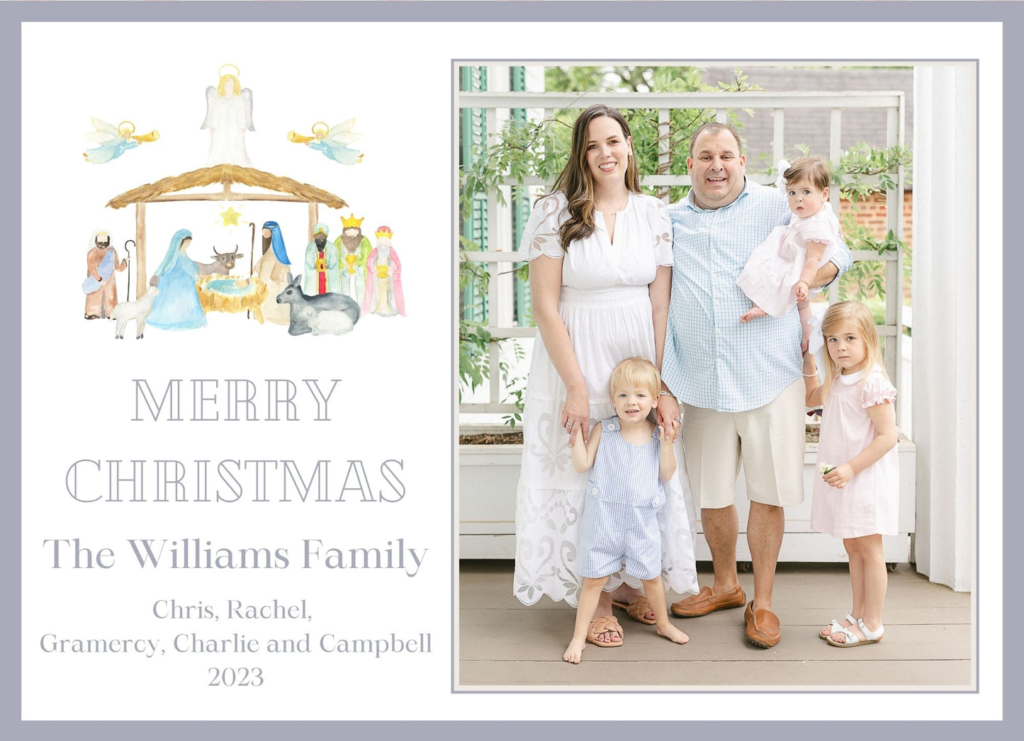 Nativity Holiday Card