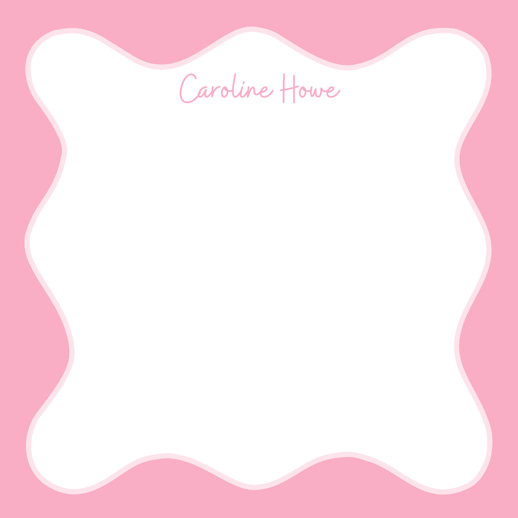 Pink Wave Notepad Gift Set