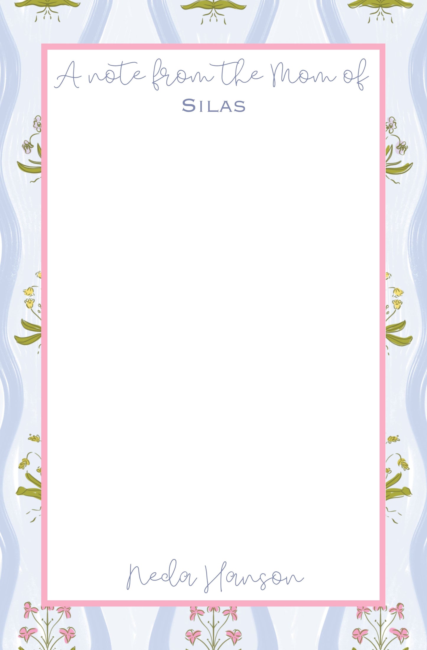 The Milagre Collection Notepad - 5.5in x 8.5in