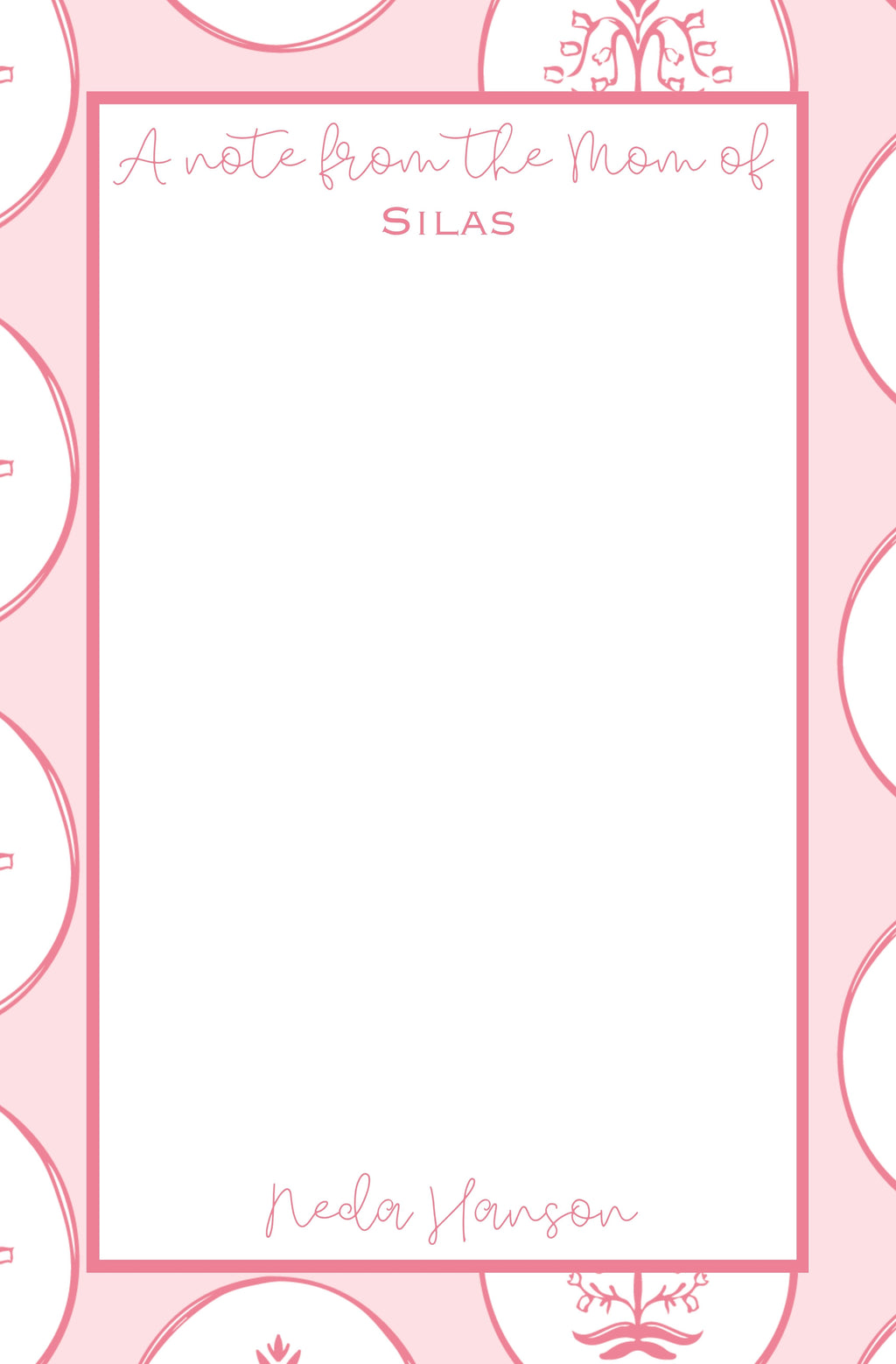 The Campbell Collection Notepad - 5.5in x 8.5in