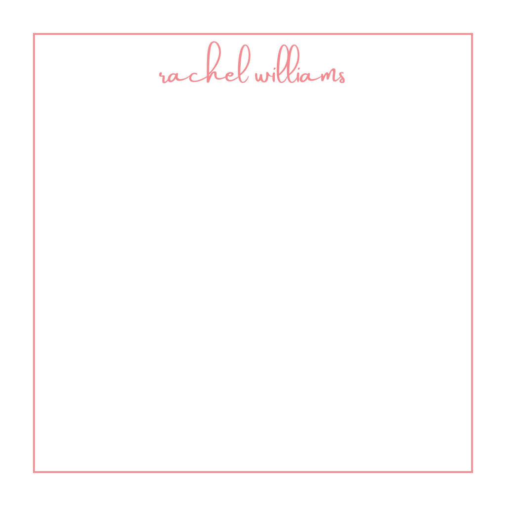Coral Script Notepad