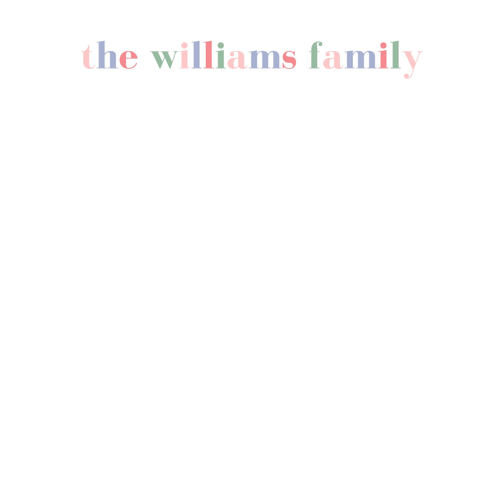 Multi-color Notepad
