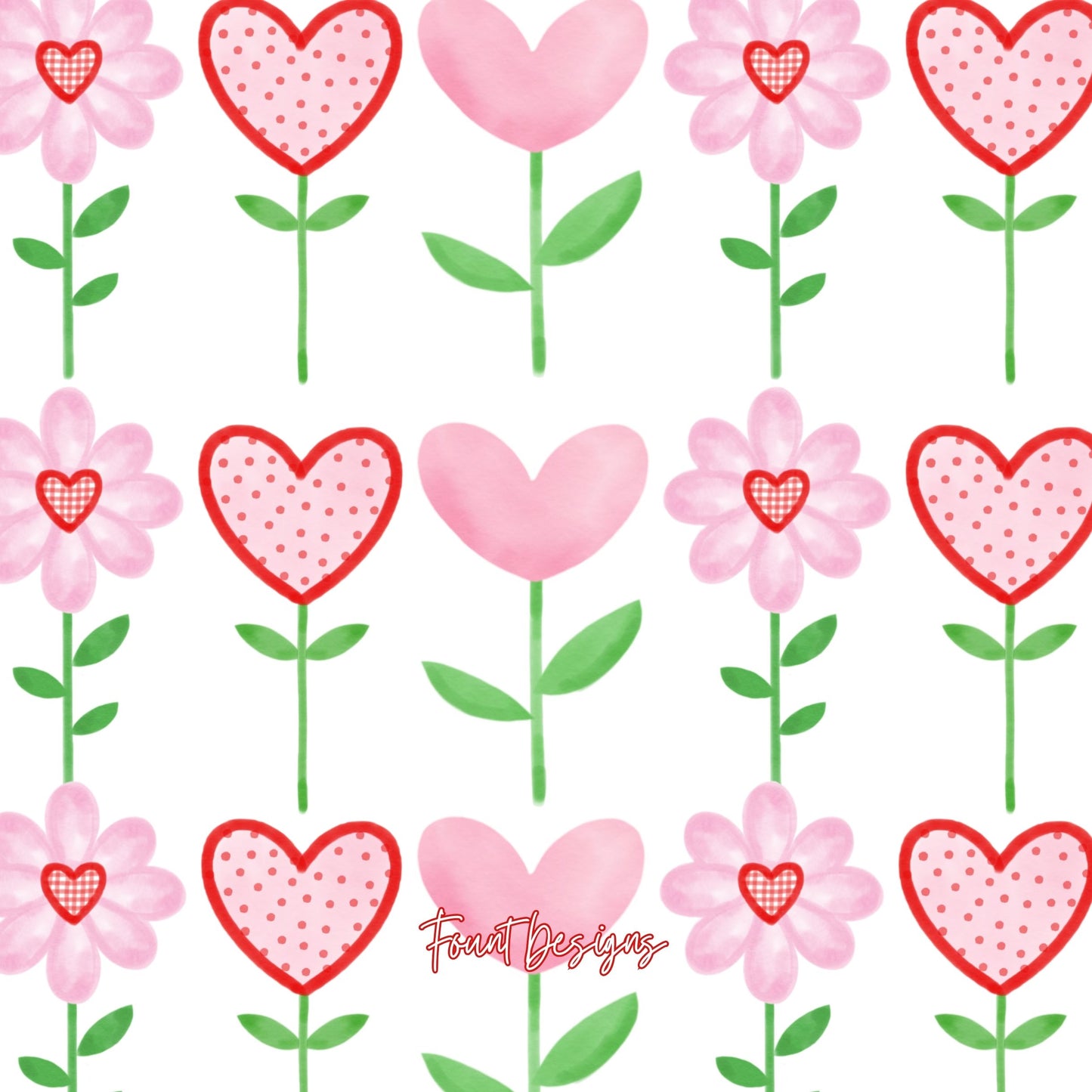 Flowers Valentine's Card