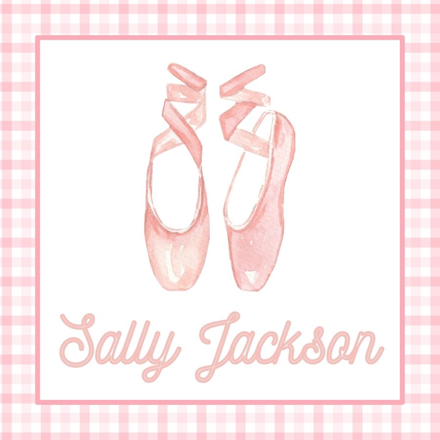 Ballet Slippers Gift Tag