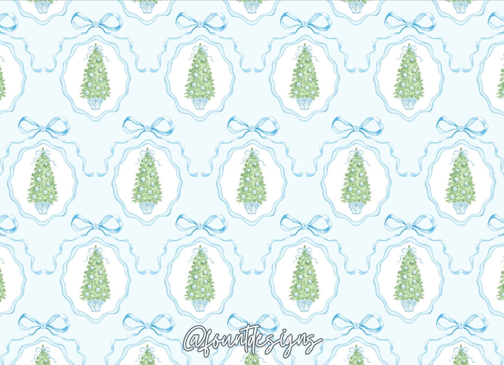 Chinoiserie Tree Holiday Card