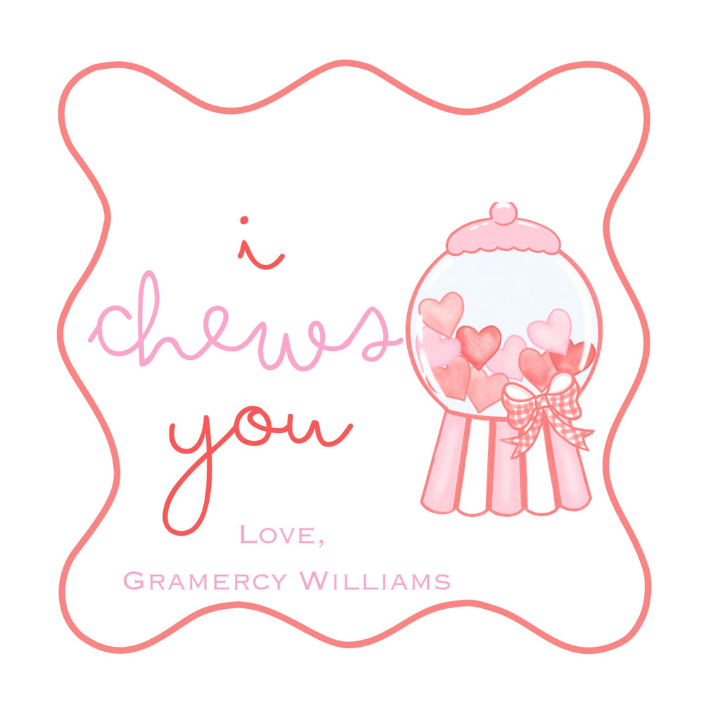 Bubble Gum Valentine's Card