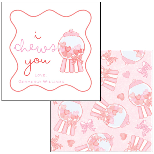 Bubble Gum Valentine's Card