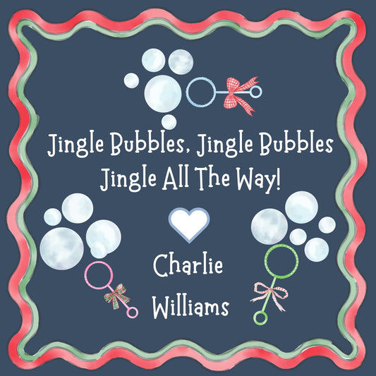 Bubbles Christmas Gift Tags