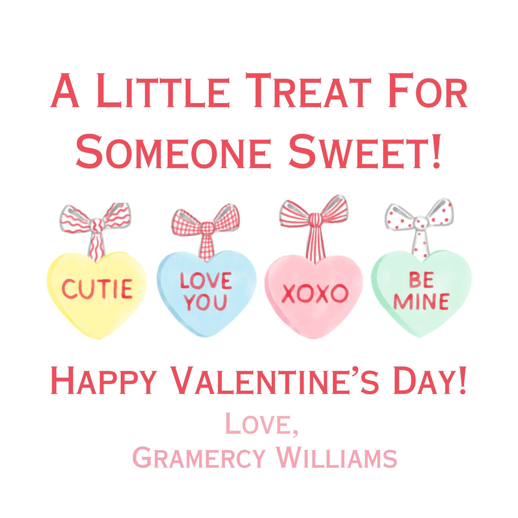 Conversation Hearts Valentine's Card