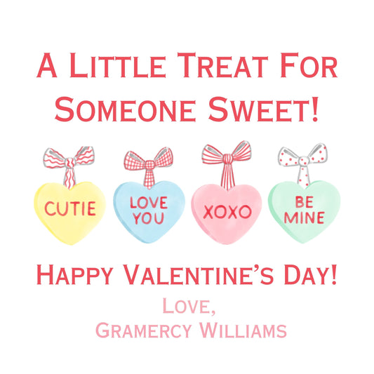 Conversation Hearts Valentine's Card