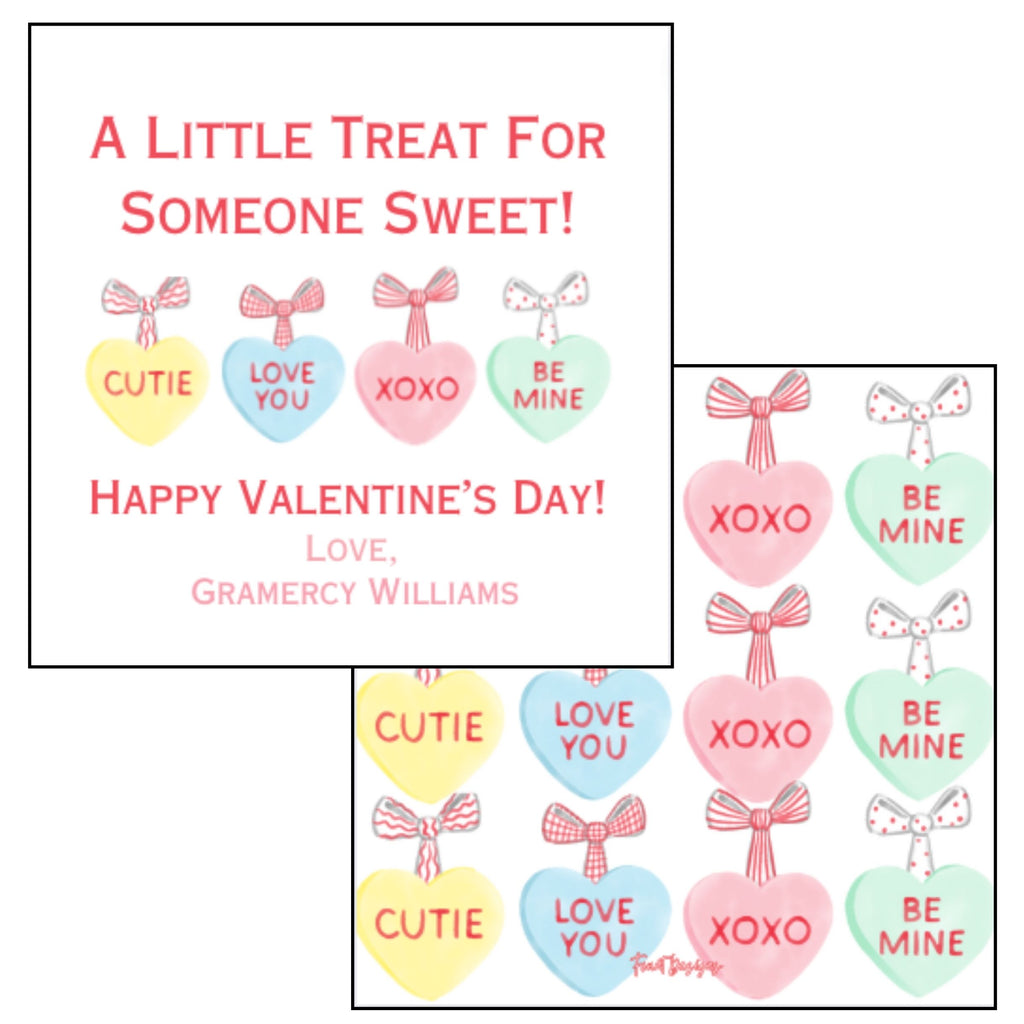 Conversation Hearts Valentine's Card