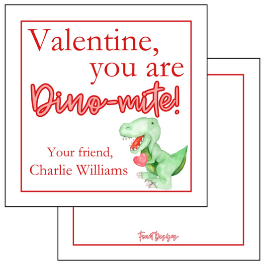 Dinosaurs Valentine's Card