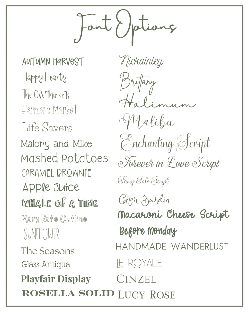 Multi-Color Name Gift Tag