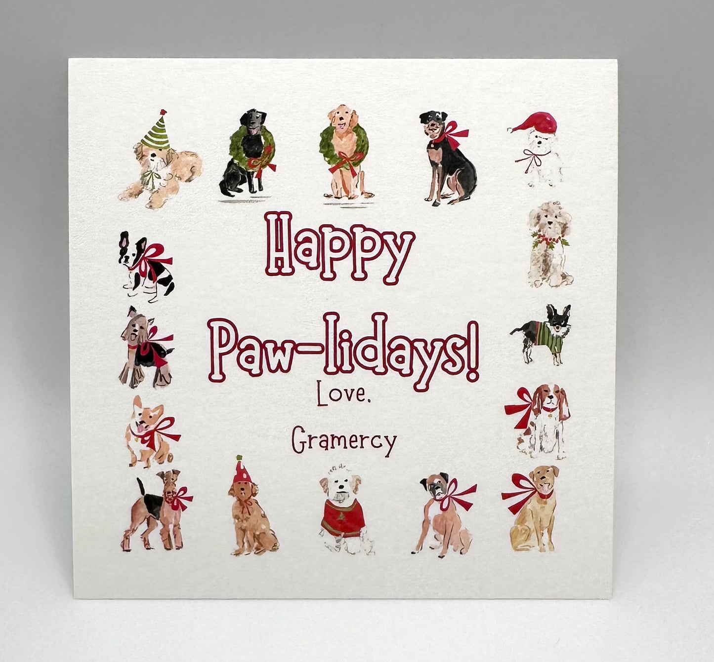 Puppy Holiday Favors - Set of 15