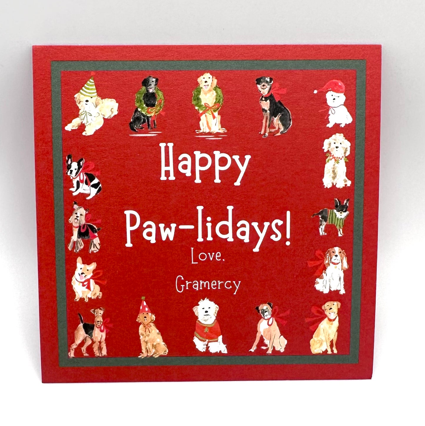 Puppy Holiday Favors - Set of 15