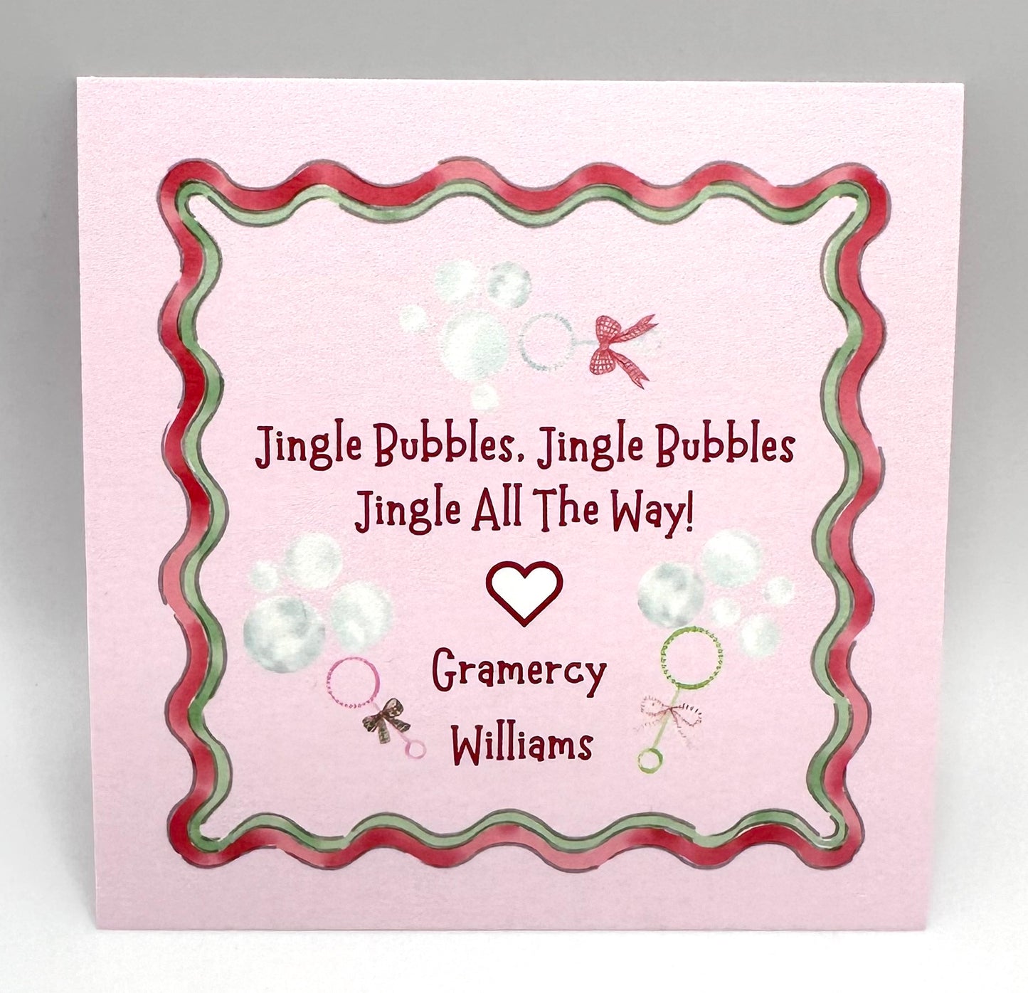 Bubbles Holiday Favors - Set of 15