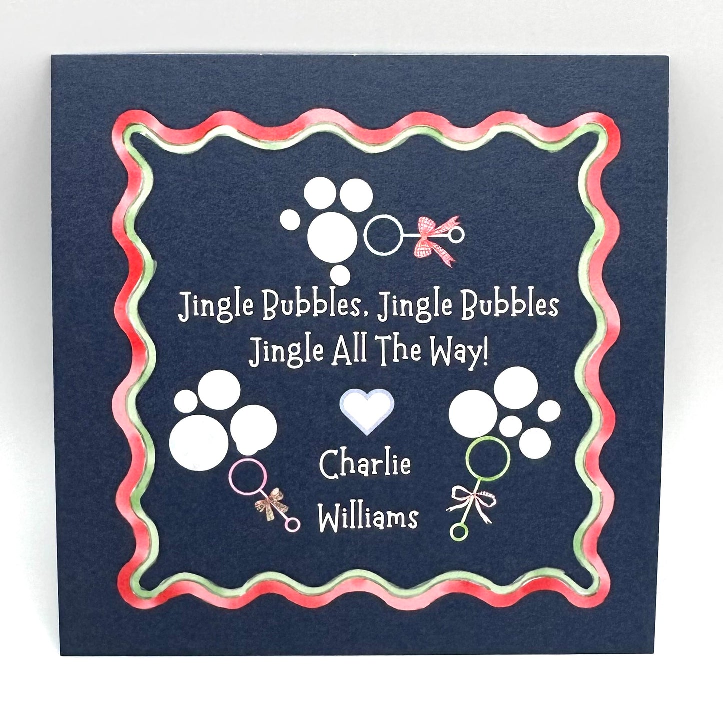 Bubbles Holiday Favors - Set of 15