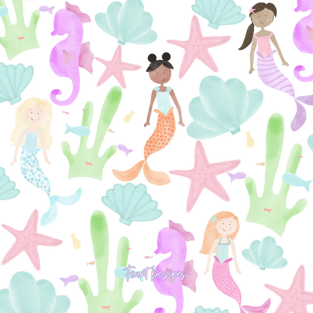 Mermaid Valentine's Card