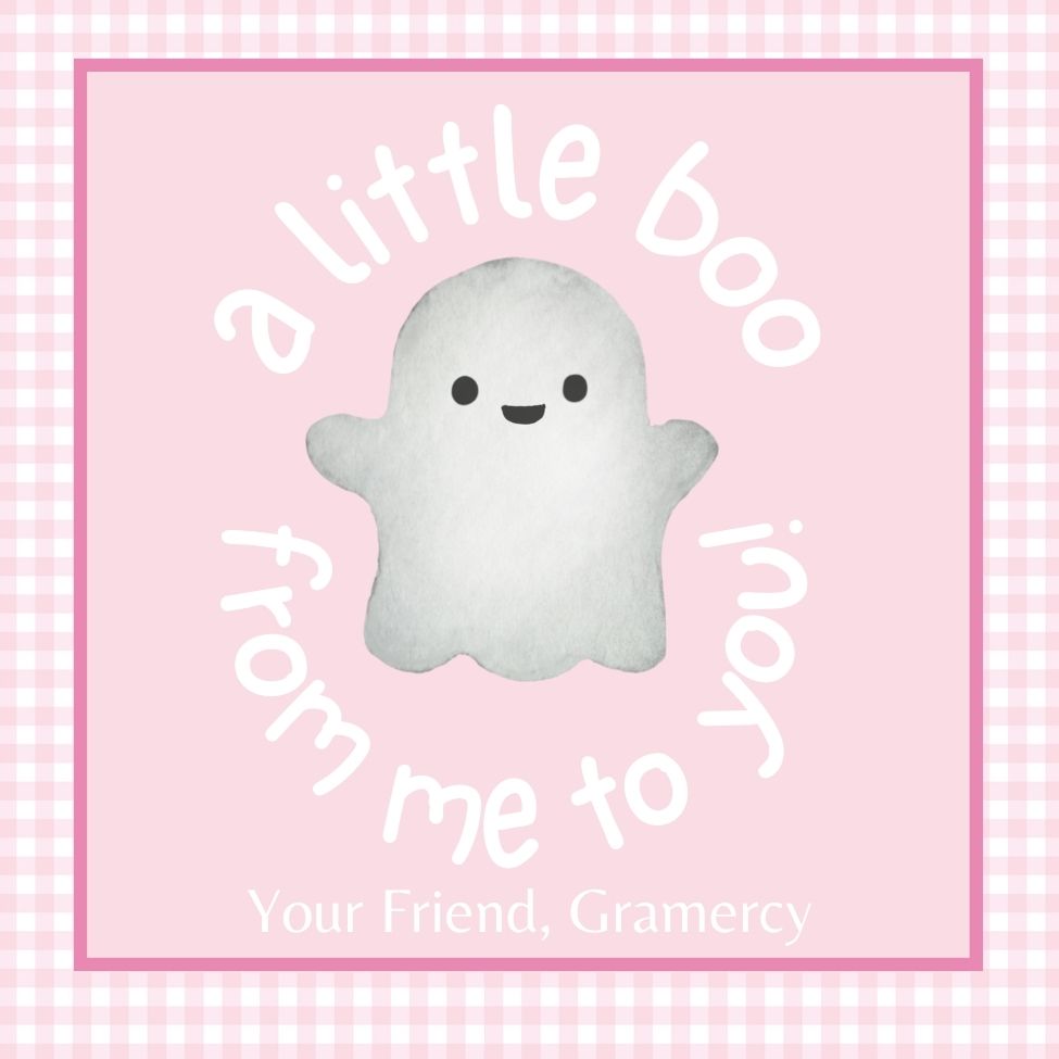 Girl Ghosts Halloween Tags