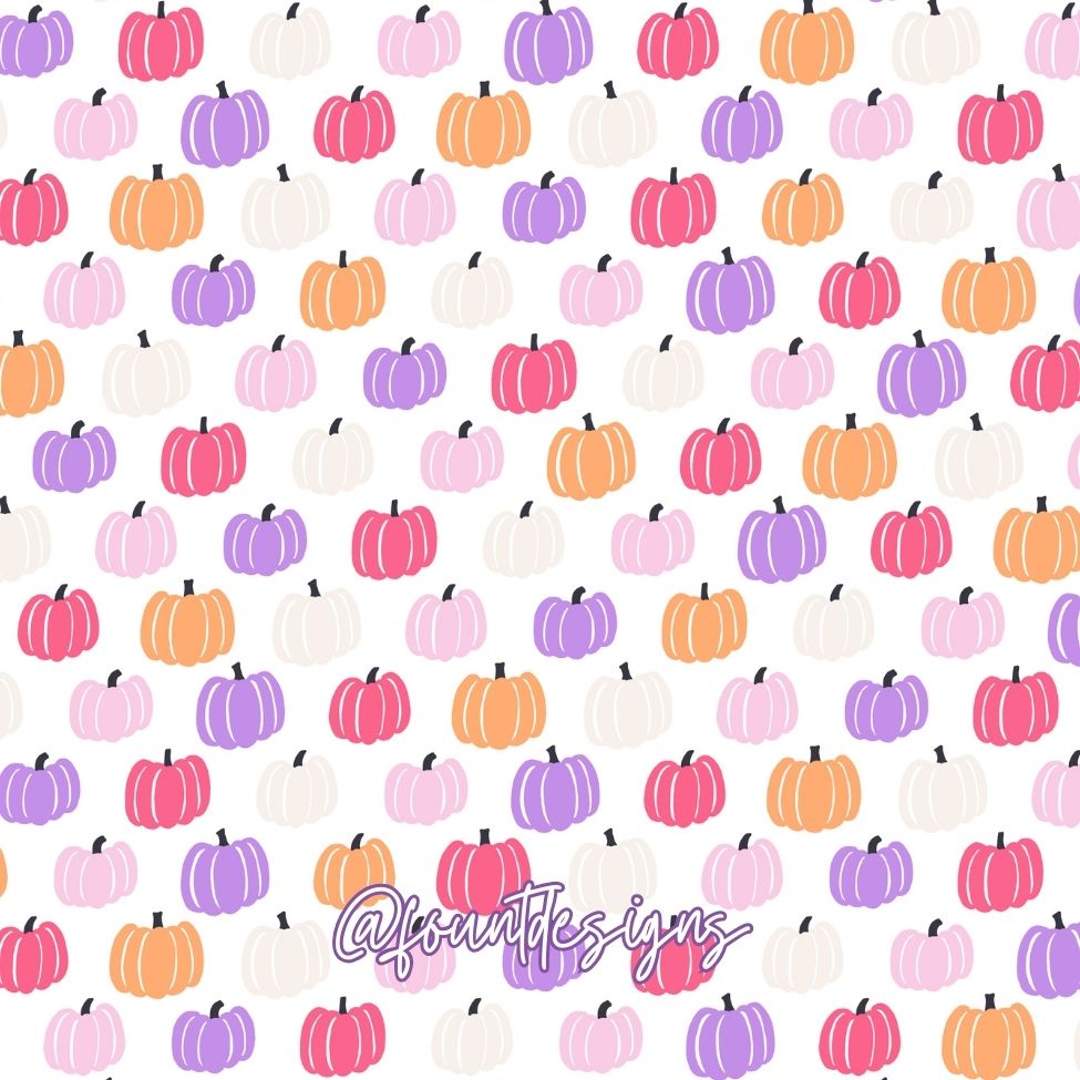 Colorful Pumpkins Halloween Tags
