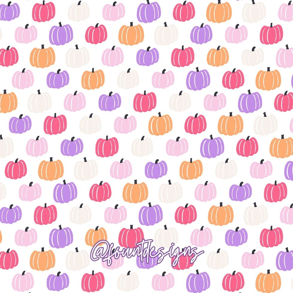 Colorful Pumpkins Halloween Tags