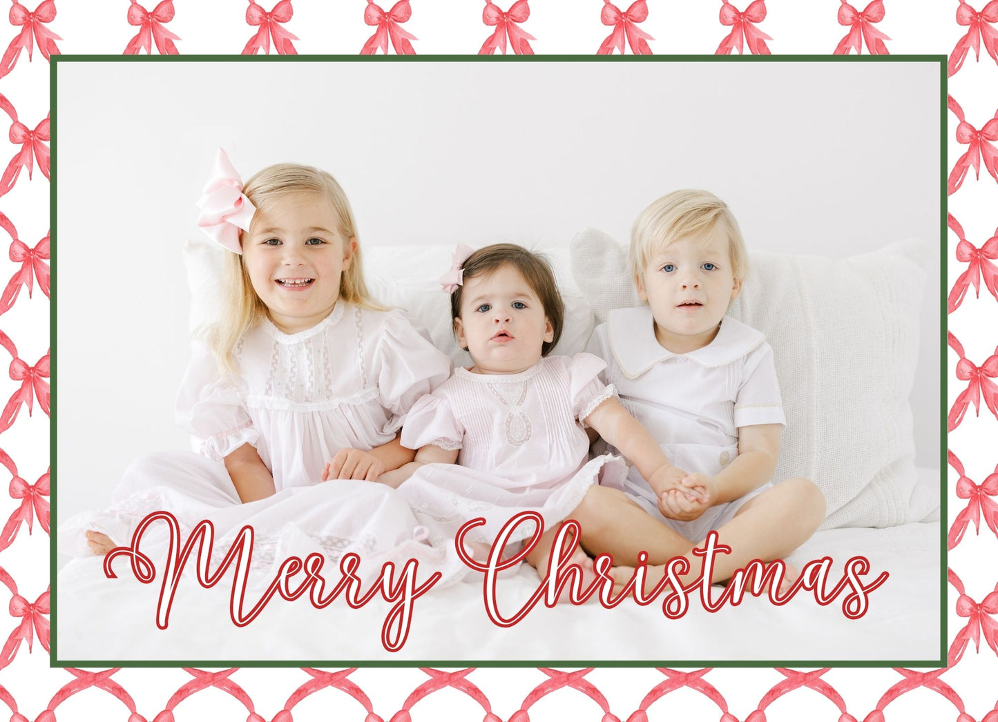 Red Bow Holiday Card