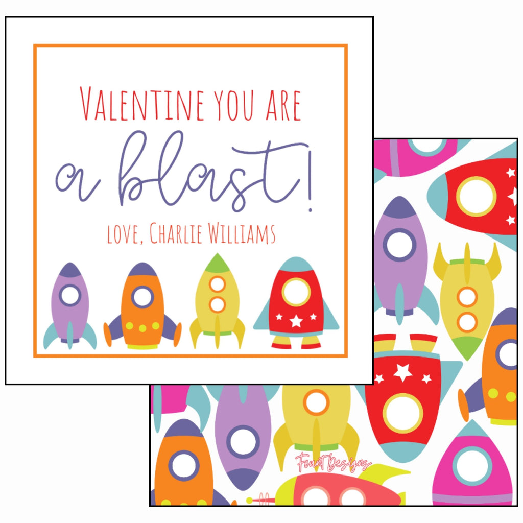 Rockets Valentine's Card