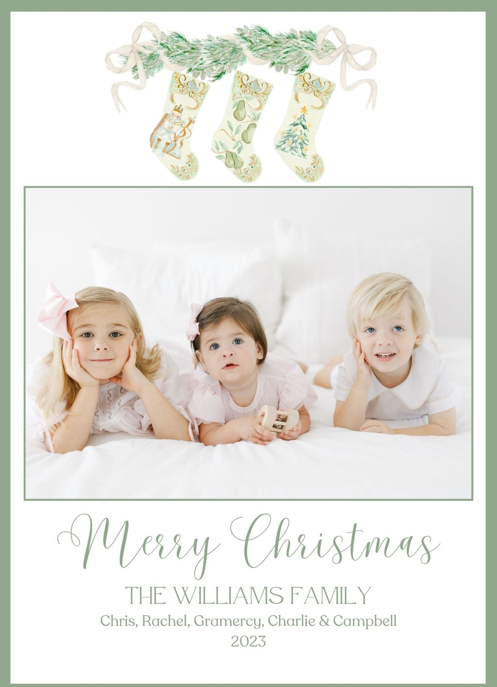 Stockings Holiday Card