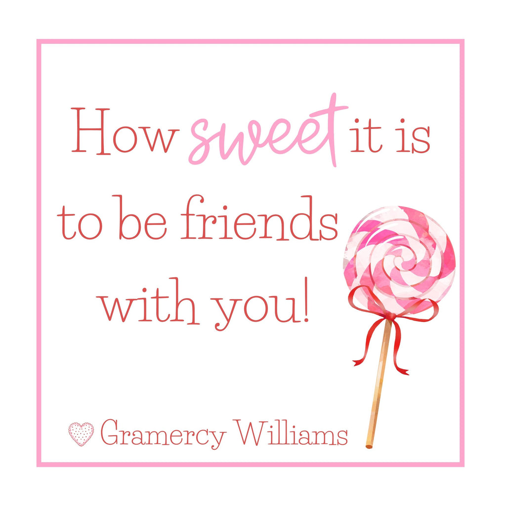 Girl's How Sweet It Is Valentine's Card