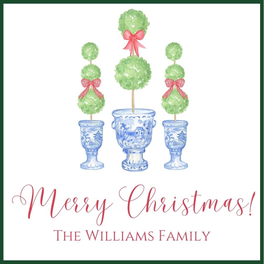 Topiary Gift Tag